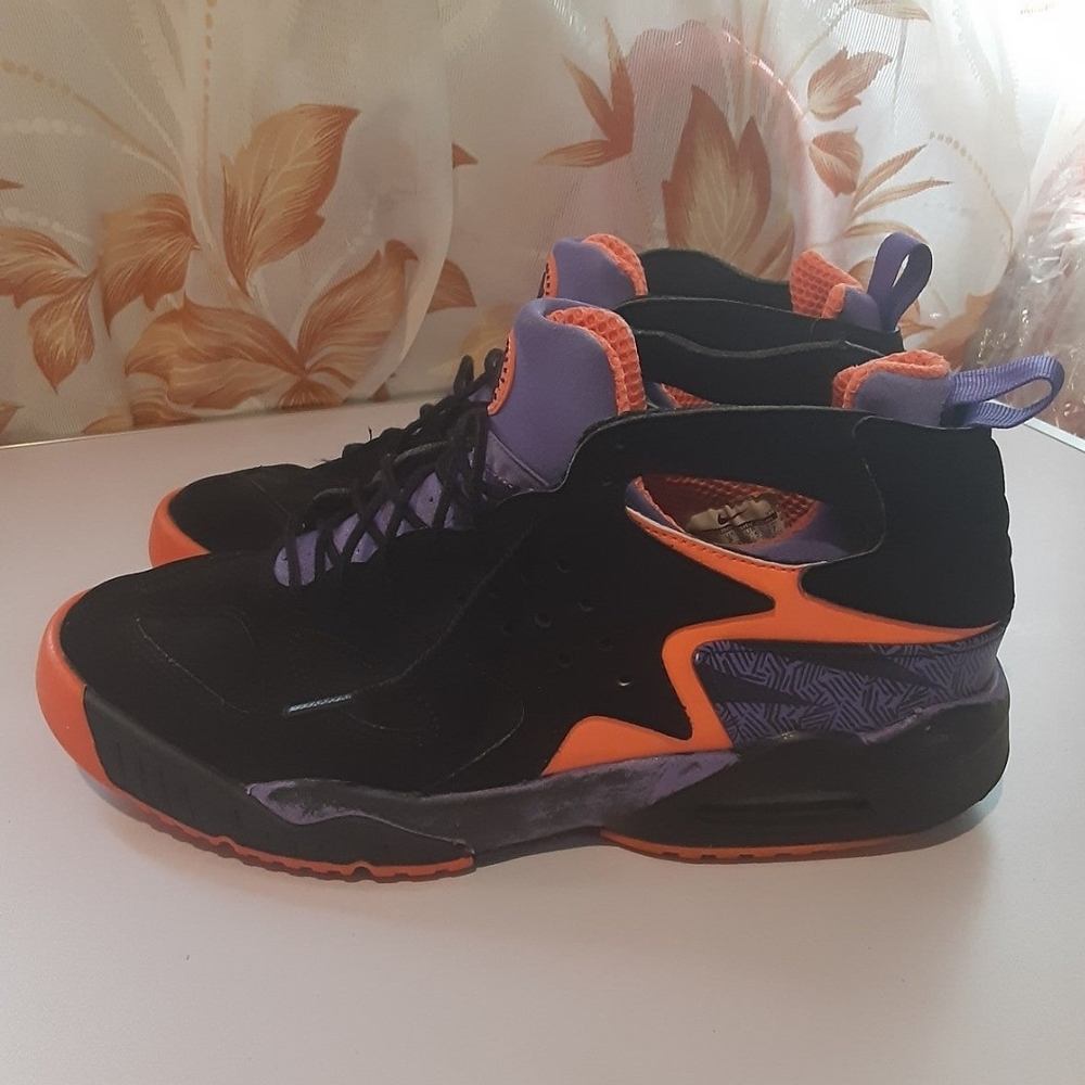 Nike Air Tech Challenge Huarache Black  Size 9 Athletic Sneakers - Picture 5 of 10